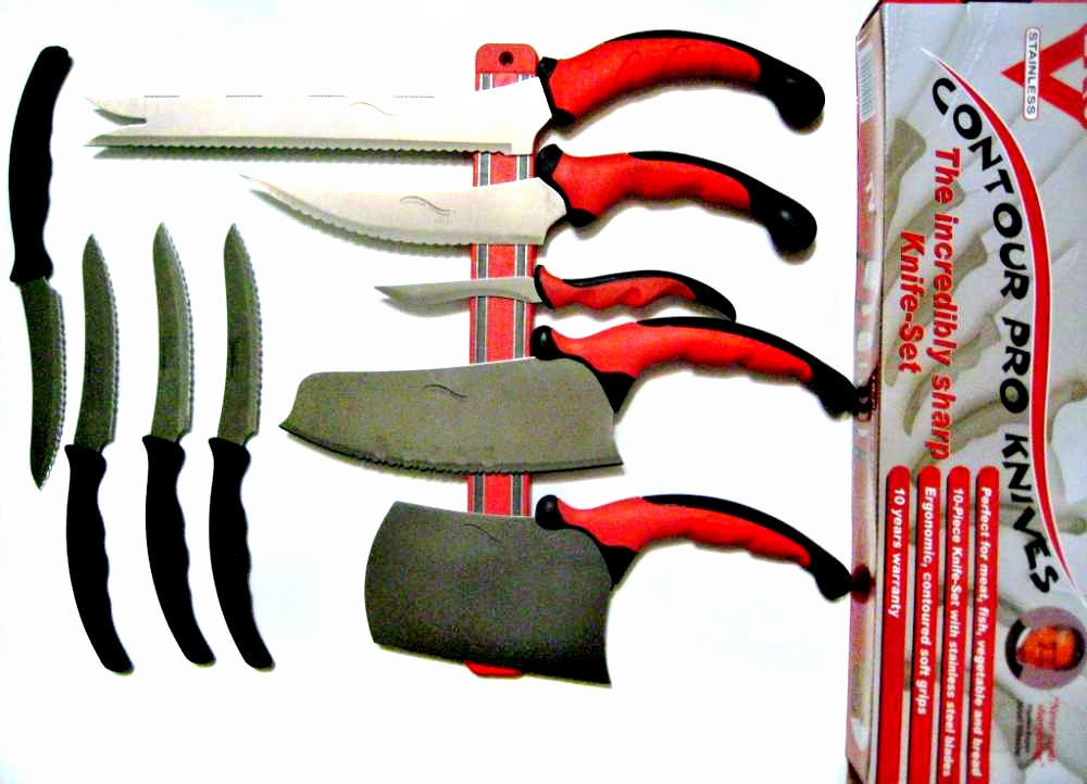 Превосходный набор кухонных ножей Contour Pro Knives (Контр Про) PR4 - Зображення 4