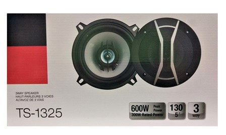 Автоакустика TS 1325 (3-х смуг., 600W) автомобільна акустика динаміки колонки в авто - Зображення 2