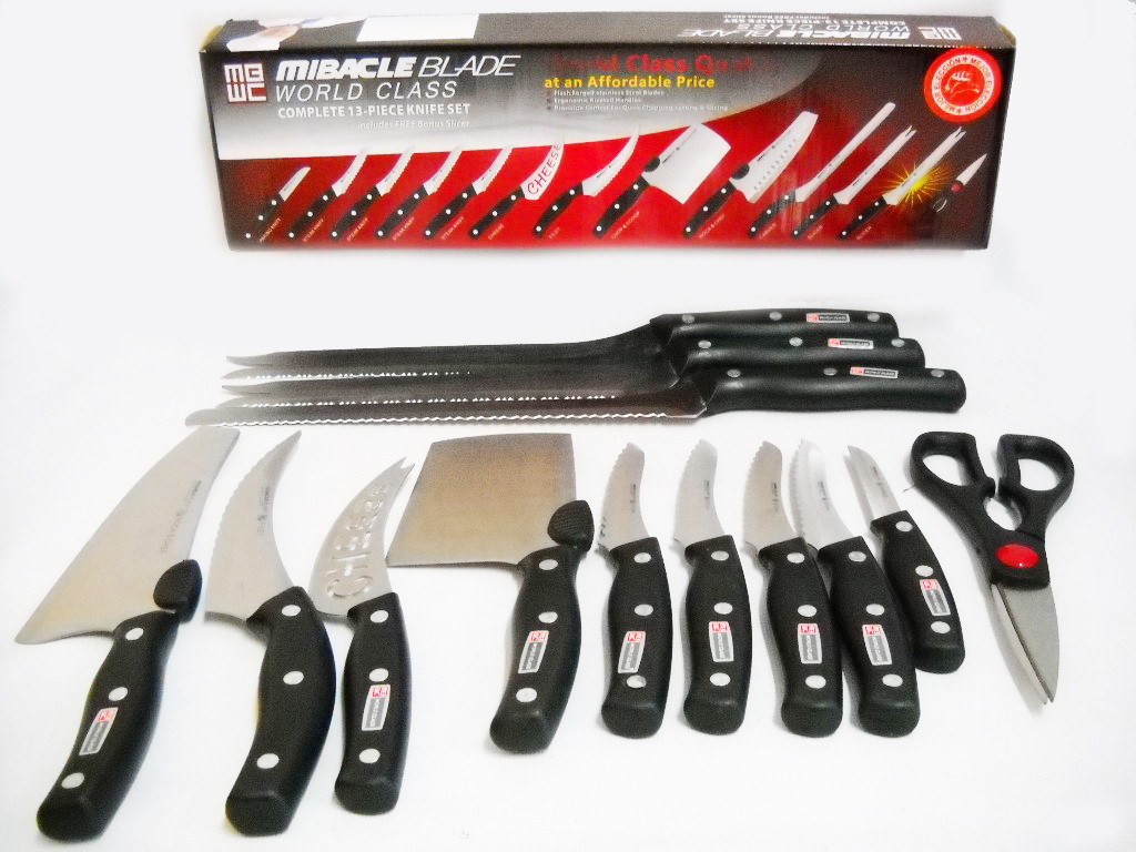Набор кухонных ножей Miracle Blade 13 в 1 PR3 - Зображення 3