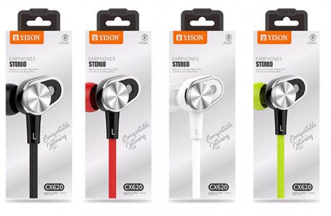 Наушники с микрофоном Yison CX-620 Hands Free With Mic CG08 PR1