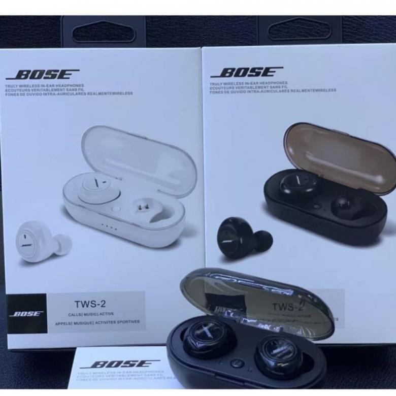 Беспроводные наушники Bose TWS2 Bluetooth c боксом для зарядки CG08 PR4 - Зображення 2