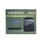 Автомобильное универсальное зарядное устройство 12V для ноутбука SY-668 30W PR3
