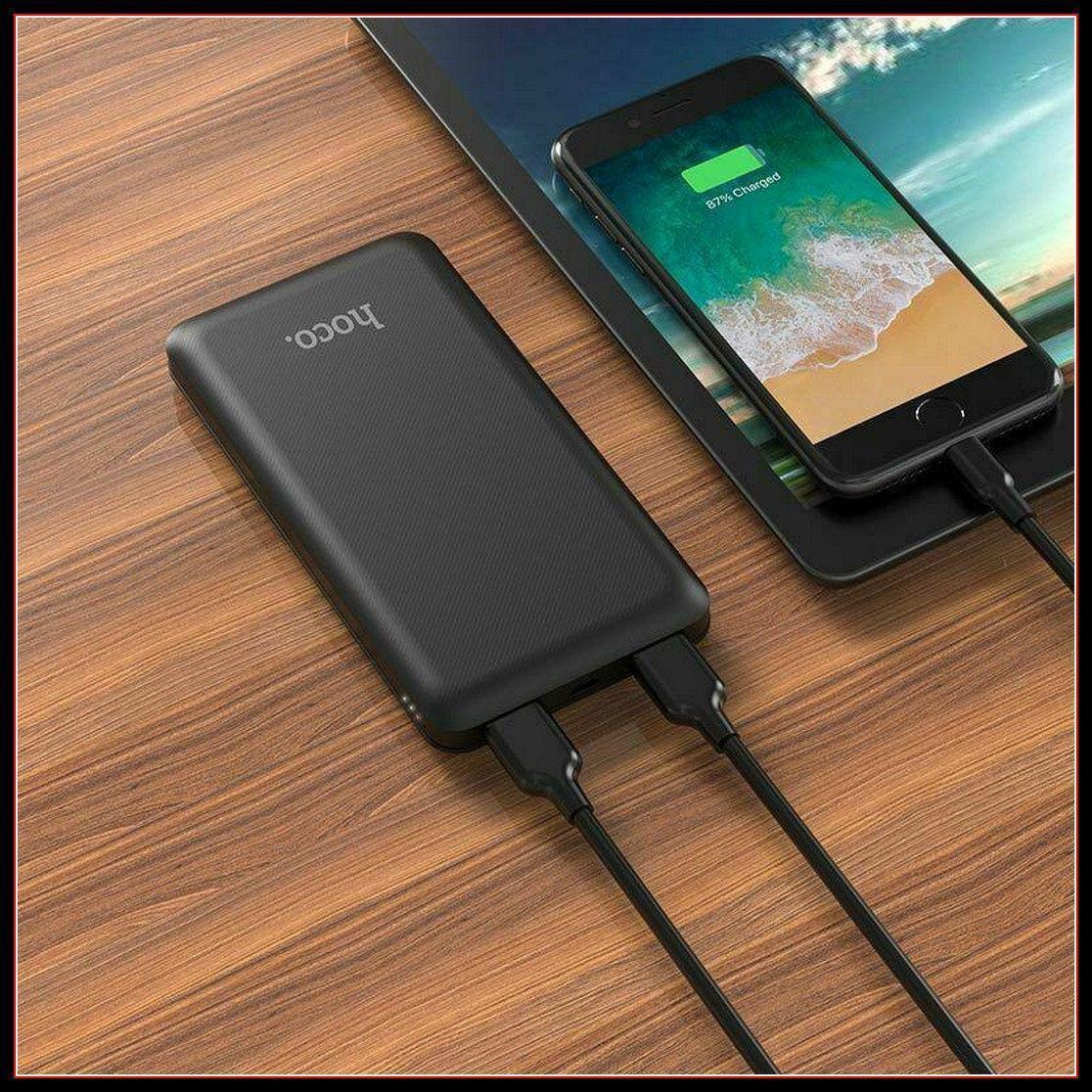 Внешний аккумулятор Power Bank (павер банк) HOCO J26 Simple Energy 10000 mAh / портативная батарея CG09 PR4 - Зображення 3