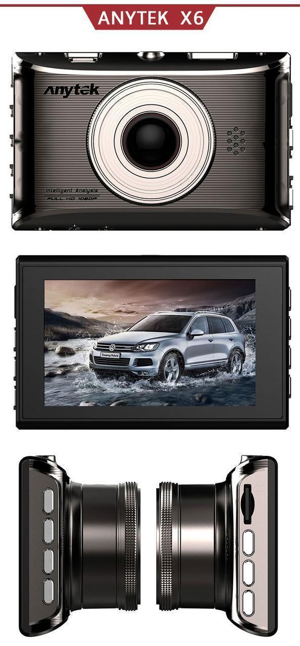 Автомобильный видеорегистратор Anytek X6 | авторегистратор | регистратор авто PR5 - Зображення 3