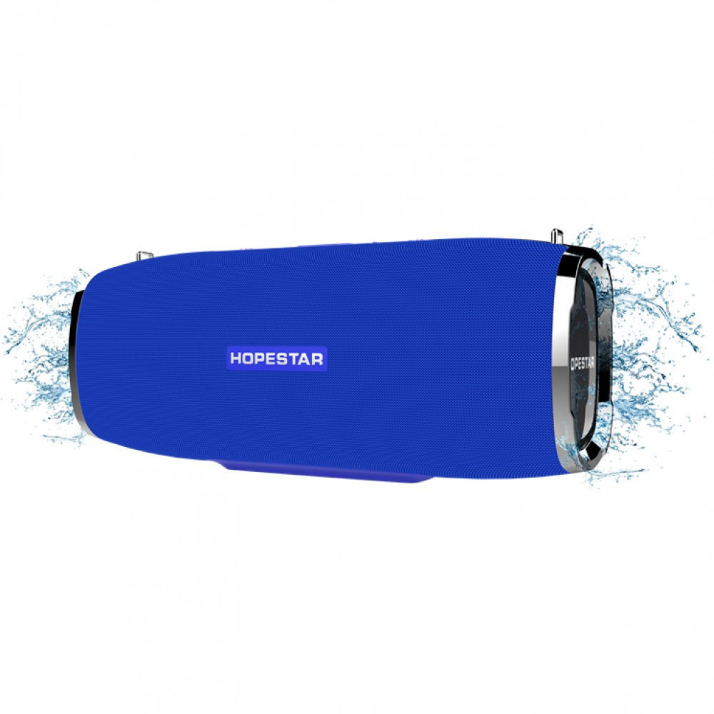 Портативная колонка HopeStar A6 blue (Синий) Хоп стар. Блютуз колонка. PR5 - Зображення 4