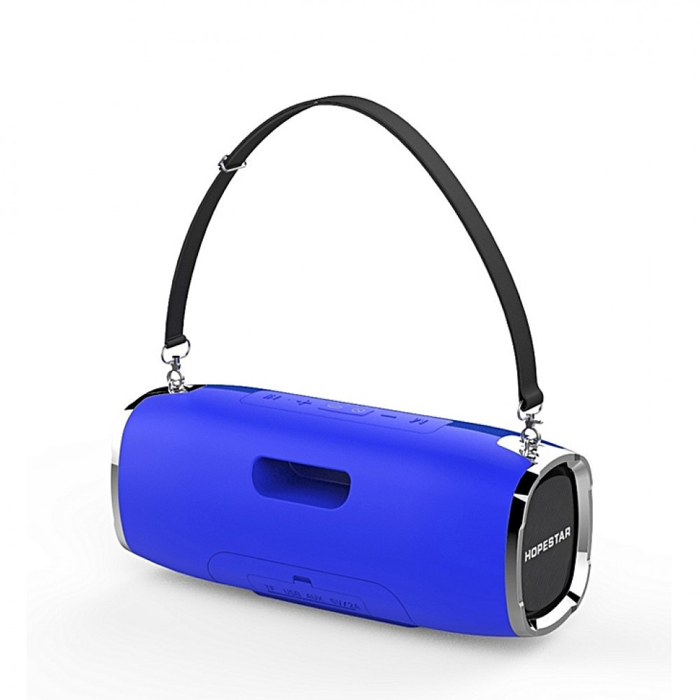 Портативная колонка HopeStar A6 blue (Синий) Хоп стар. Блютуз колонка. PR5 - Зображення 5