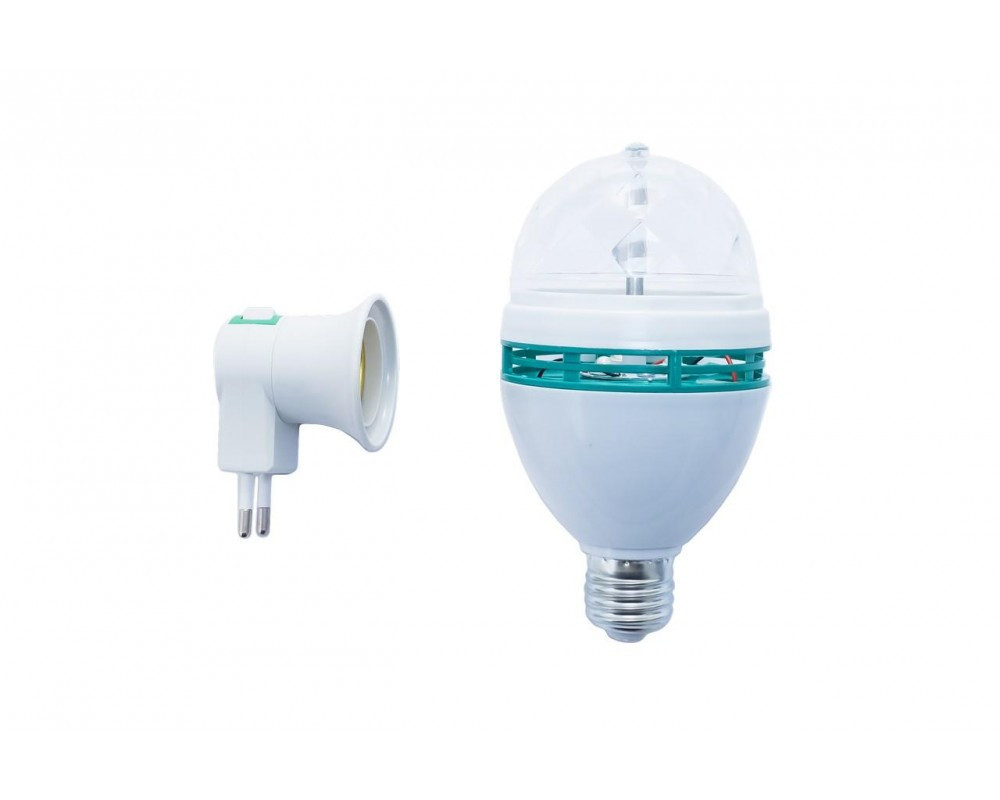 Дисколампа светодиодная с патроном Crownberg Disco CB 0301 Lamp - Зображення 2
