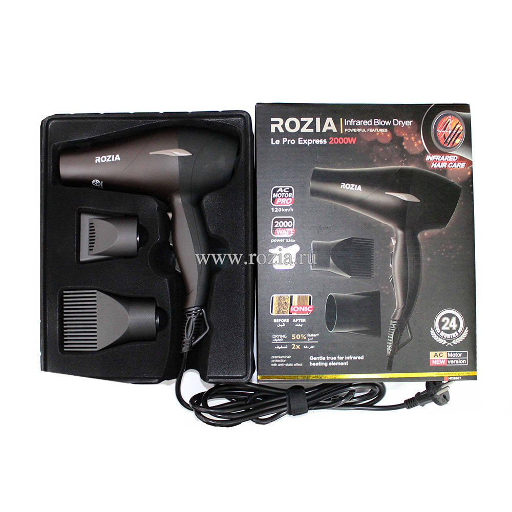 Профессиональный Фен для волос Rozia HC-8507 (S06881) CG23 PR5 - Зображення 2
