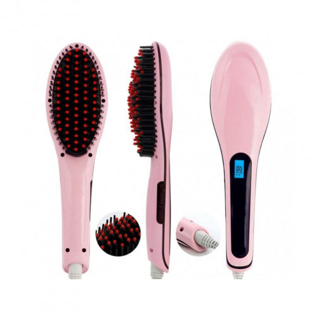 Електрична щітка - випрямляч волосся FAST HAIR STRAIGHTENER HQT-906 з функцією іонізації - Зображення 4