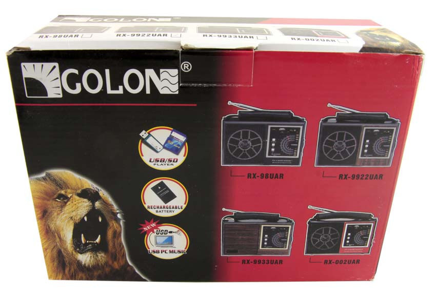 Радіоприймач Golon RX-9922 USB+SD - Зображення 4