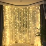Гірлянда штора на вікно 212 LED 3х2м Теплий білий колір свічення, з конектором