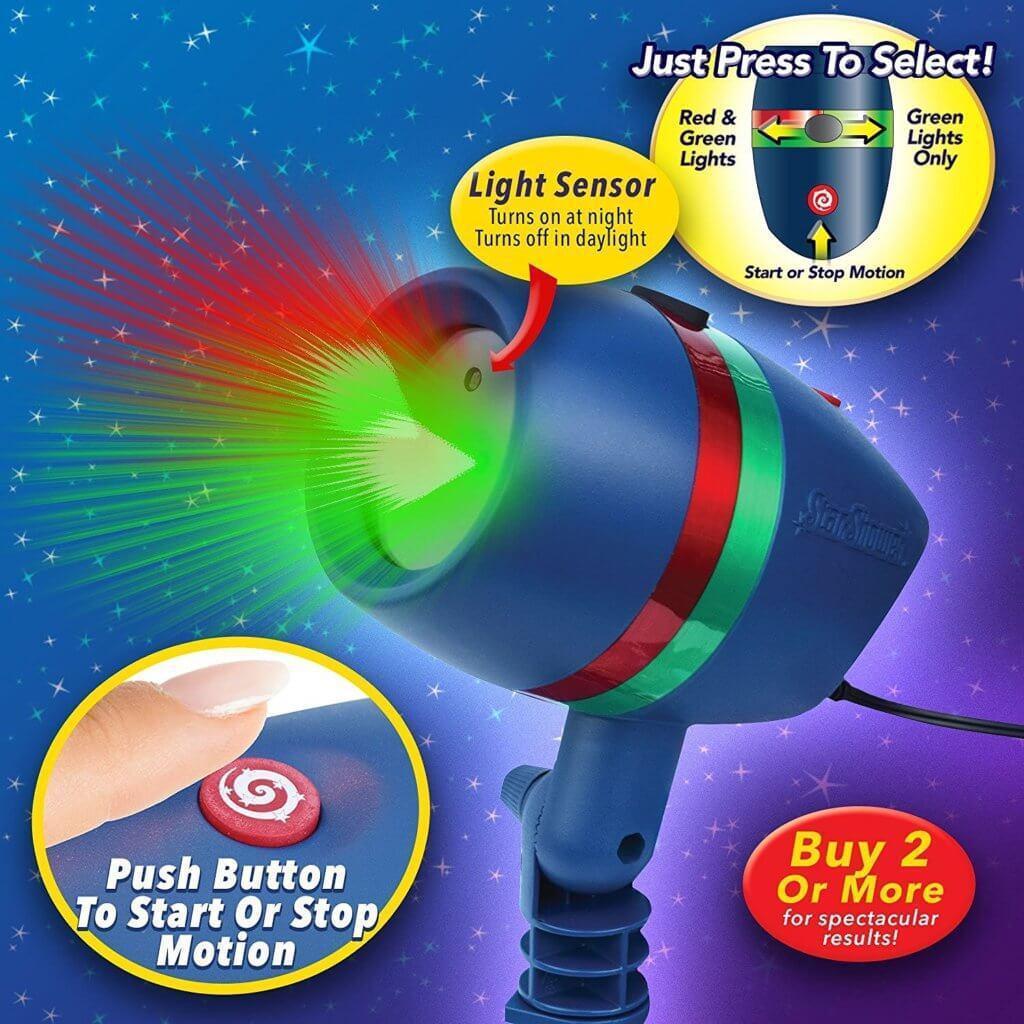 ЛАЗЕРНЫЙ ПРОКТОР STAR SHOWER big Распродажа CG07 PR5 - Зображення 2