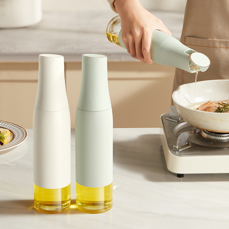 Пляшка з дозатором для олії та оцту Soft Fuel bottle ∙ Диспенсер з автоматичною кришкою, 500 мл