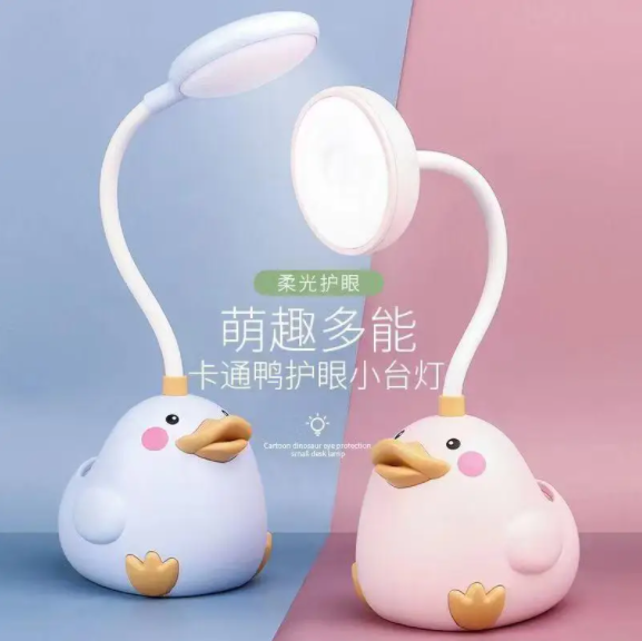Дитяча настільна лампа “Каченя” ∙ LED світильник Duck Lamp у формі каченя в дитячу кімнату - Зображення 3