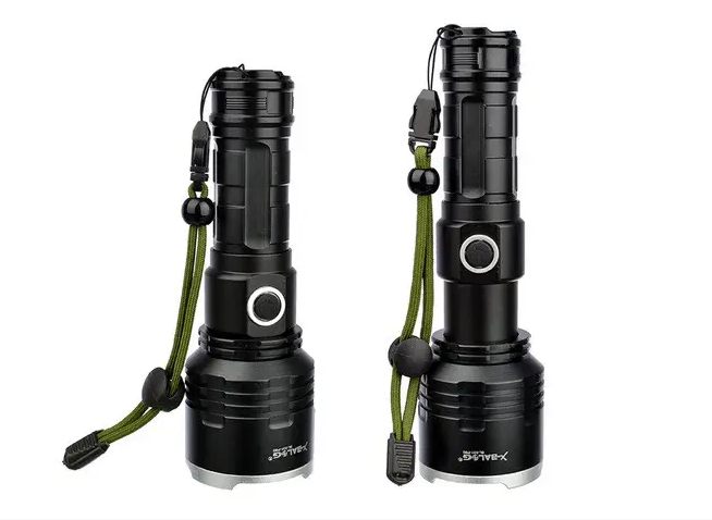 Сверхмощный аккумуляторный фонарь Bailong BL-531-P90 Ударопрочный ручной фонарик - Зображення 4