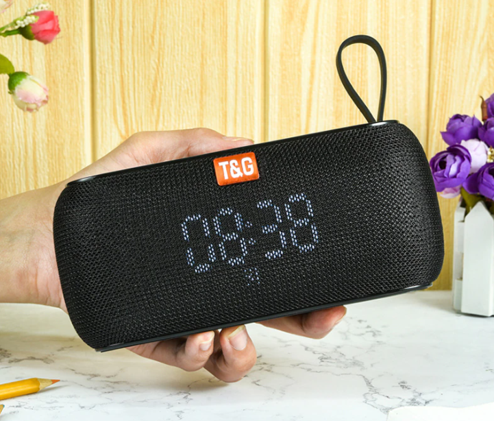 Портативна колонка TG177 Bluetooth з функціями Power Bank, Радіо, Електронного годинника - Зображення 5