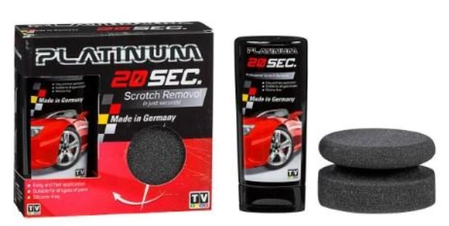 Засіб для видалення подряпин Platinum 20 sec / Паста для полірування автомобіля - Зображення 3