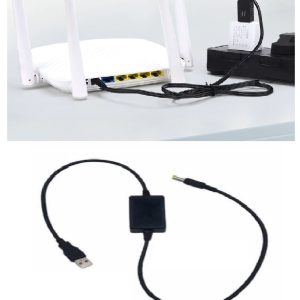 Кабель живлення для роутера / модему USB-DC 9V Перехідник перетворювач живлення USB 5V to DC 9V