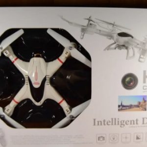 Квадрокоптер с HD камерой Intelligent Drone BF190 (белый) | Летающий дрон на дистанционном управлении PR5