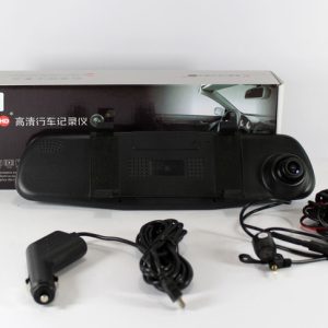 Автомобільний відеореєстратор - дзеркало DVR 138W з камерою заднього виду