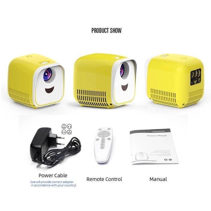 Дитячий міні LED проектор L1 Led Projector Портативний домашній мультимедійний проектор - Зображення 5