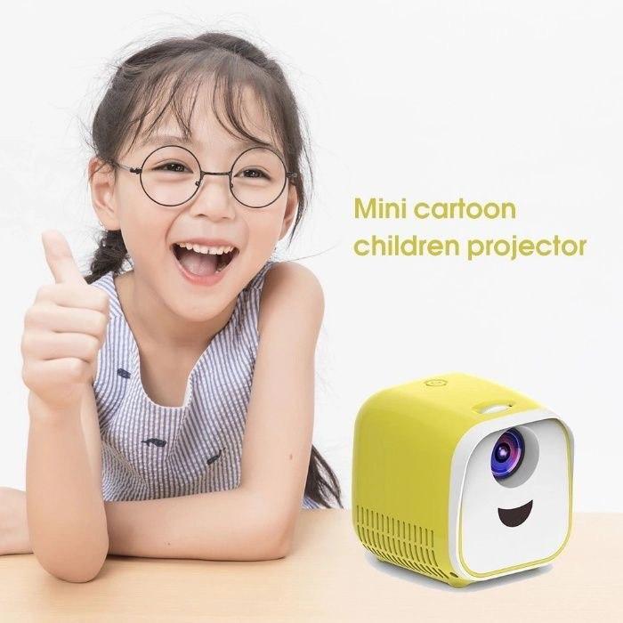 Дитячий міні LED проектор L1 Led Projector Портативний домашній мультимедійний проектор - Зображення 4