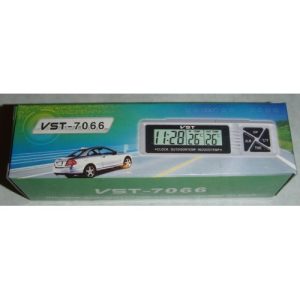 Автомобильные часы с термометром и будильником vst 7066 CG10 PR2
