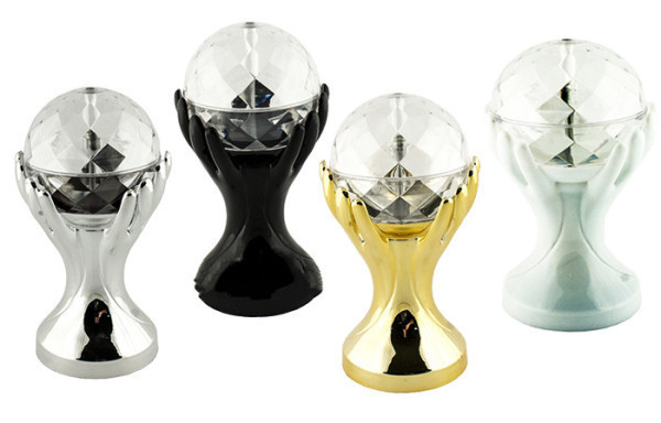 Диско-лампа РУКА LED Full Color Rotating Lamp цветомузыкальная светодиодная лампа (7204) - Зображення 3