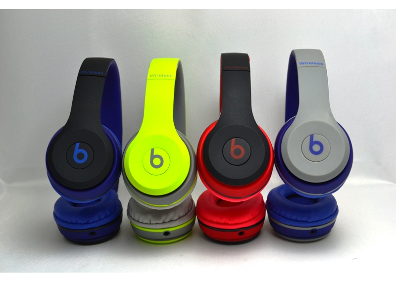 Наушники Beats Solo2 HD Bluetooth Tm-019 с MP3, FM радио, гарнитура (красные) CG08 - Зображення 5