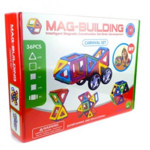 Магнітний конструктор Mag Building на 36 деталей ∙ Конструктор-головоломка для дітей