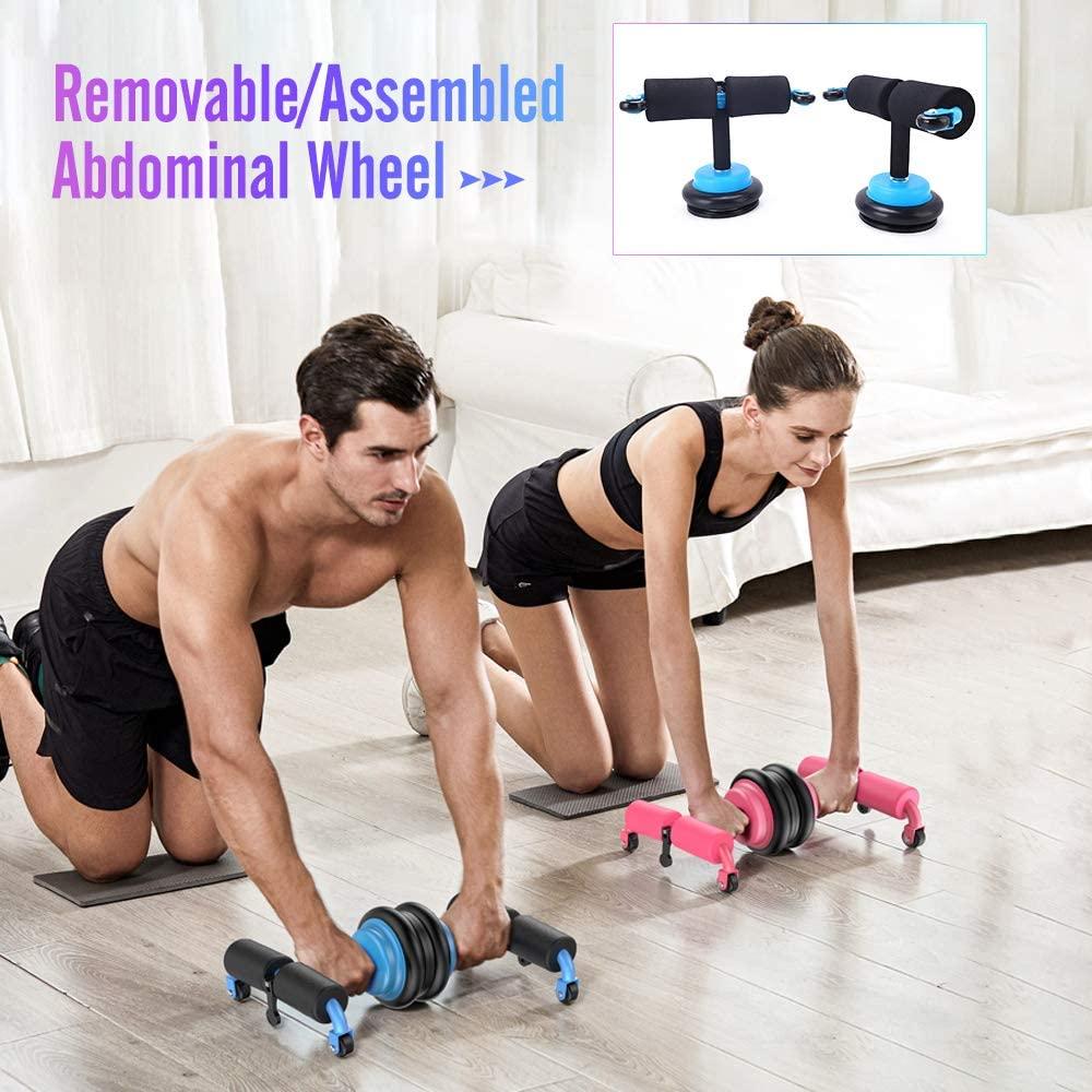 Універсальний тренажер Multifunction Abdominal Wheel Домашній тренажер для всього тіла - Зображення 4