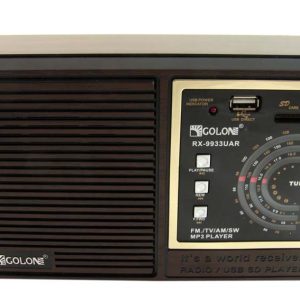 Портативний радіоприймач Golon RX-9933 з акумулятором, USB, SD, FM радіо
