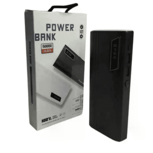 Мобільна зарядка Power Bank UN-3104 50000mAh із швидкою зарядкою та ліхтариком • Портативний зовнішній акумулятор 50000 мАг на 2 USB для телефона, планшета та гаджетів