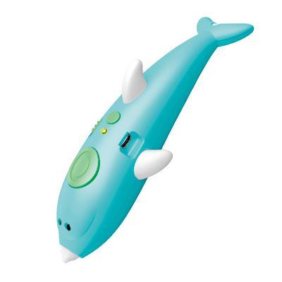 3D Ручка з трафаретами Дельфін Набір для дитячої творчості 3dPen Dolphin 9003 - Зображення 2