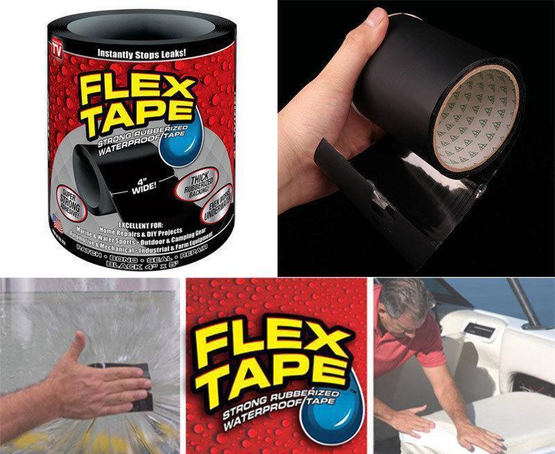 Надміцна водостійка стрічка Flex Tape Флекс Тейп - Зображення 5
