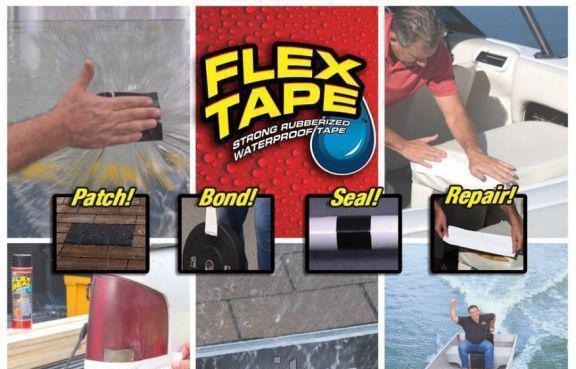 Надміцна водостійка стрічка Flex Tape Флекс Тейп - Зображення 3