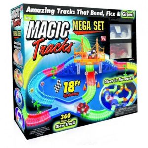 Дитячий набір MAGIC TRACKS 360 Mega Set Гнучка іграшкова дорога - автотрек конструктор + 2 машинки