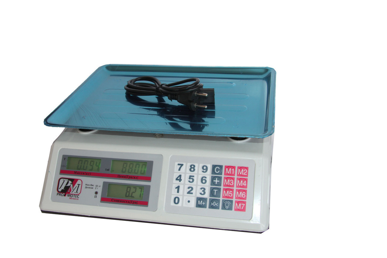 Торговельні ваги Promotec PM 5051, до 50 кг - Зображення 4