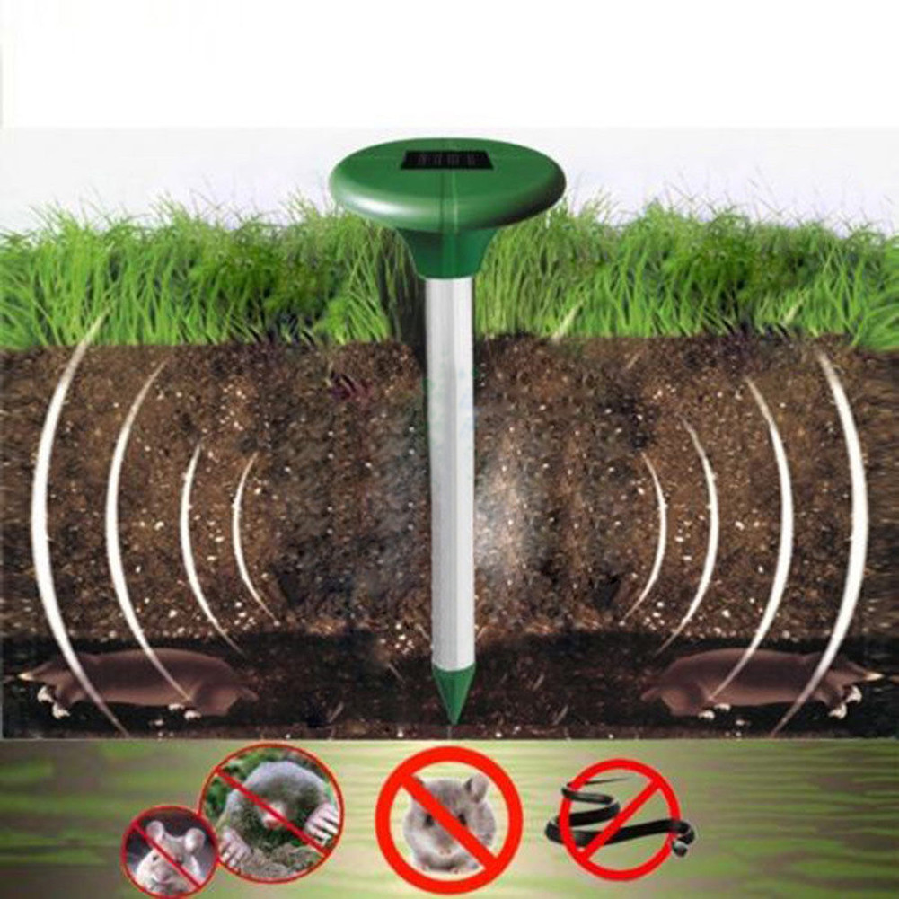 Відлякувач кротів гризунів Solar Rodent Repeller на сонячній батареї - Зображення 5