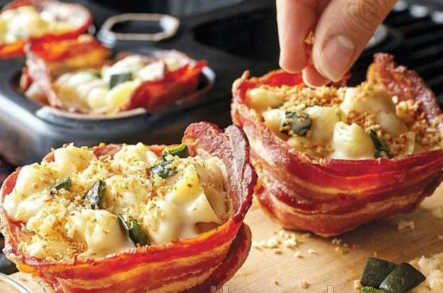 Набор форм для выпечки Perfect Bacon Bowl (съедобная тарелка из бекона) PR3 - Зображення 4