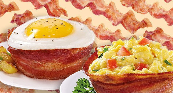 Набор форм для выпечки Perfect Bacon Bowl (съедобная тарелка из бекона) PR3 - Зображення 2
