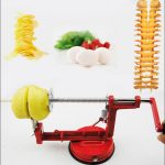Машинка для спіральної нарізки картоплі Spiral Potato Slicer ∙ Картоплерізка ∙ Овочерізка ∙ Мультирізка спіраллю