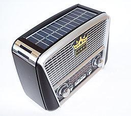 Радіоприймач Golon RX-455S Solar із сонячною панеллю Портативна колонка з радіо, MP3, USB - Зображення 2