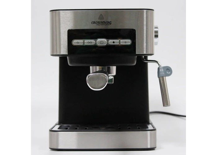 Кофемашина полуавтоматическая Crownberg CB 1566 Espresso Coffee Maker 1000Вт с капучинатором - Зображення 2