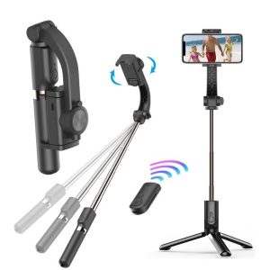Стабилизатор штатив для смартфона Gimbal GS-30 / Стедикам монопод тренога с функцией стабилизатора