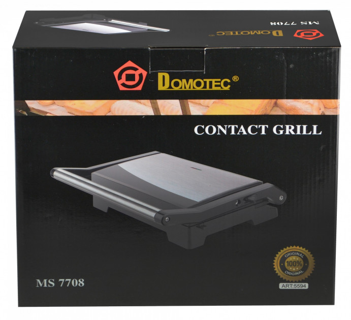 Гриль Domotec MS 7708 домашній компактний притискний - Зображення 5