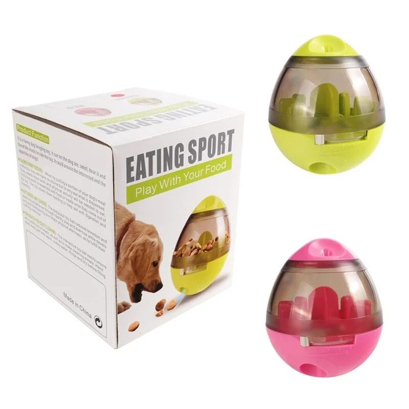 Іграшка для домашніх тварин Eating Sport Дозатор склянка з отвором для їжі диспенсер корму тварин - Зображення 4