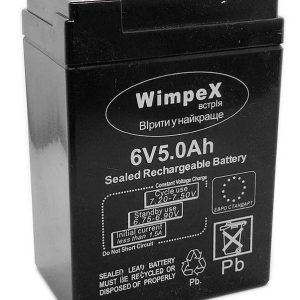 Аккумулятор 6 вольт 5 ампер 645 6V 5.0Ah Wimpex