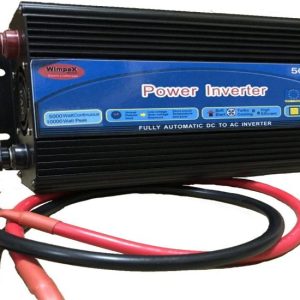 Автомобильный преобразователь напряжения Wimpex 12V-220V 5000W · Авто инвертор c LED дисплеем