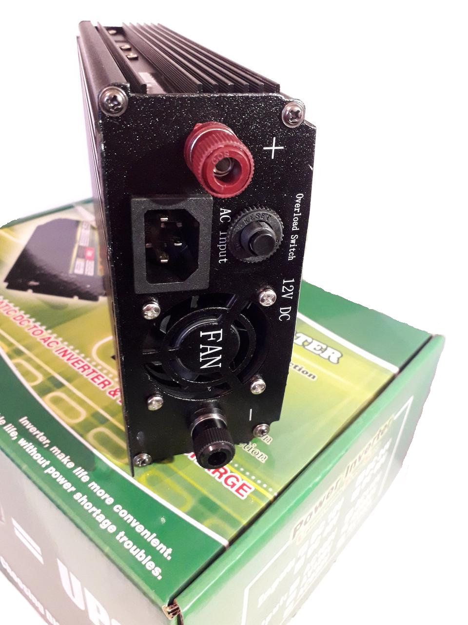 Автомобильный преобразователь напряжения Wimpex 12V-220V 3200W · Инвертор c зарядным от сети 220 8A - Зображення 3